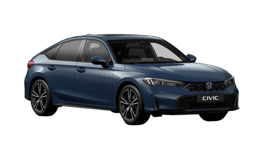 honda civic blauw